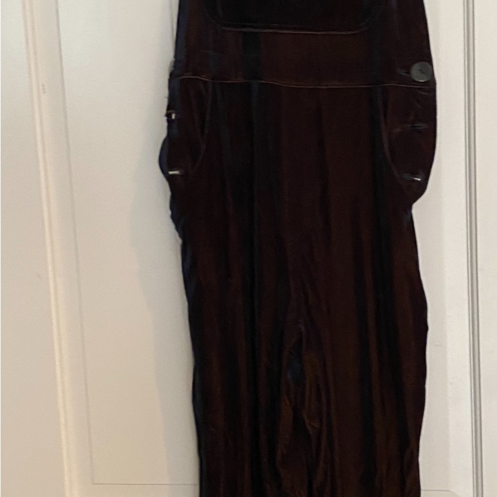 Adorable crushed velvet overall